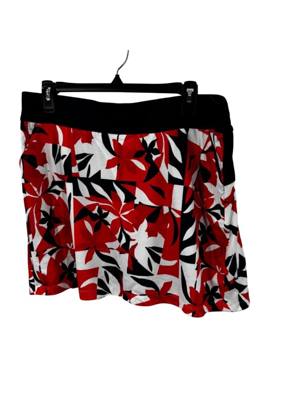 Callaway Womens Opti-Dri Floral Golf Skort Red/White/Blue Size Large